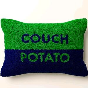 Kate Spade x Target Couch Potato Beaded Pillow Lumbar 18"x12" NEW